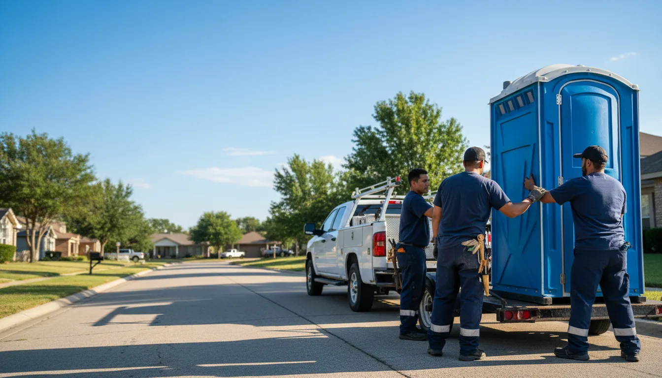 Portable Toilet Rental in Masterson, TX near me